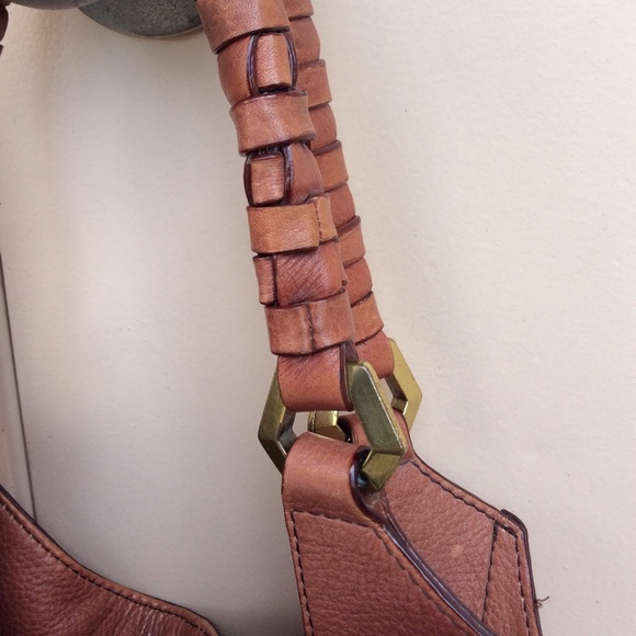 🛑SOLD🛑 OrYany ‘Amanda’ Black/Brown Leather Shoulder Bag. - Picture 6 of 8